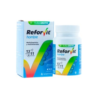 AUROVITAS Reforvit Hombre 45 Cápsulas AUROVITAS Reforvit Hombre 45 Cápsulas