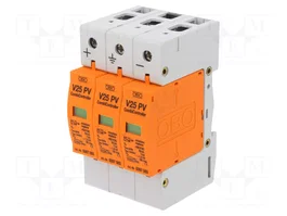 OBO BETTERMANN Limitador de sobretensiones Tipo 1+2 de 3 polos