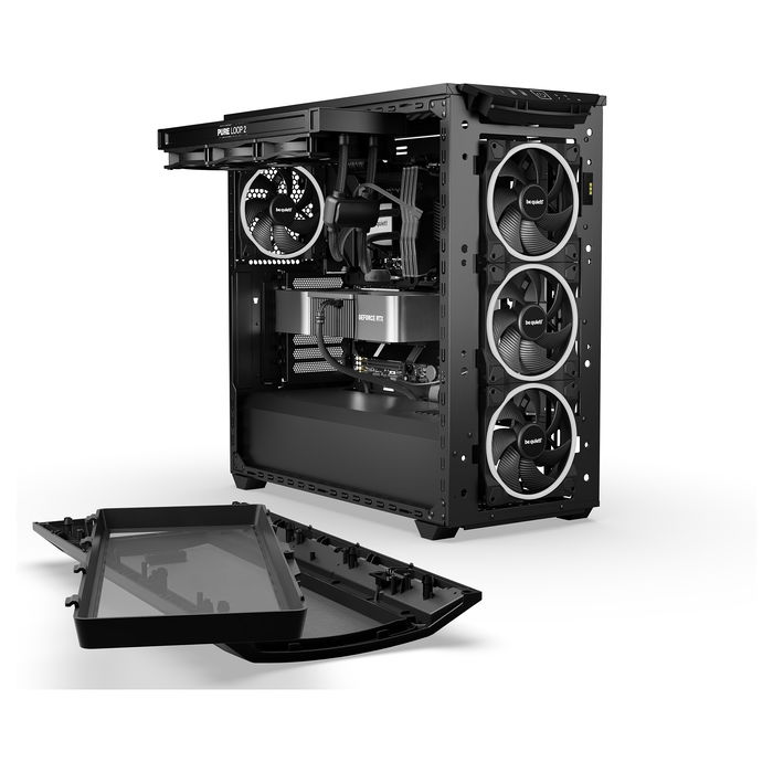 Be Quiet! SHADOW BASE 800FX Black Midi Tower PC Negro Iluminación ATX EATX Micro-ATX Mini-ITX Be Quiet! SHADOW BASE 800FX Black Midi Tower PC Negro Iluminación ATX EATX Micro-ATX Mini-ITX