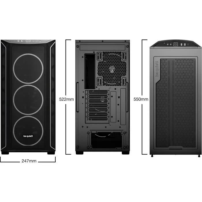 be quiet! Shadow Base 800 FX Black Midi Tower be quiet! Shadow Base 800 FX Black Midi Tower