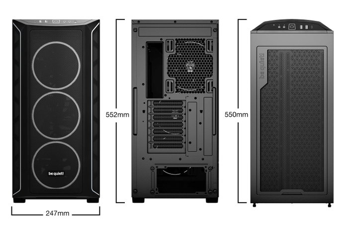 be quiet! SHADOW BASE 800 FX Black