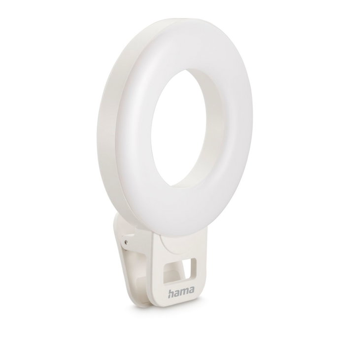Hama LED-Ring Light ToGo Blanca