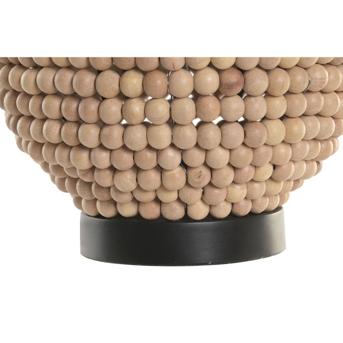 DKD Home Decor Lámpara de Sobremesa Madera y Metal Marrón 28x28x56 cm DKD Home Decor Lámpara de Sobremesa Madera y Metal Marrón 28x28x56 cm