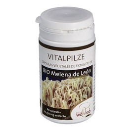PILZE WOLHRAB Melena De Leon (Hericium) Bio 60 Cápsulas