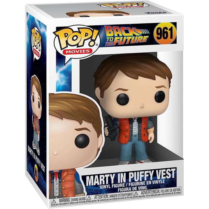 Funko POP Back To The Future Marty in Puffy Vest Figura Vinilo 9cm Caja Regalo
