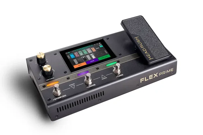 HEADRUSH Pedalera Multi-Efectos Flex Prime con Pantalla Táctil y Procesador DSP Potente para Guitarra y Bajo