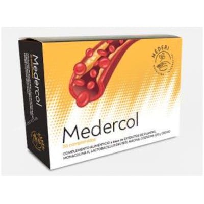 Medercol 30Comprimidos Mederi Nutrición Integrativa con Monacolina K, Levadura Roja de Arroz y Cromo para Niveles de Colesterol Normales Medercol 30Comprimidos Mederi Nutrición Integrativa con Monacolina K, Levadura Roja de Arroz y Cromo para Niveles de Colesterol Normales