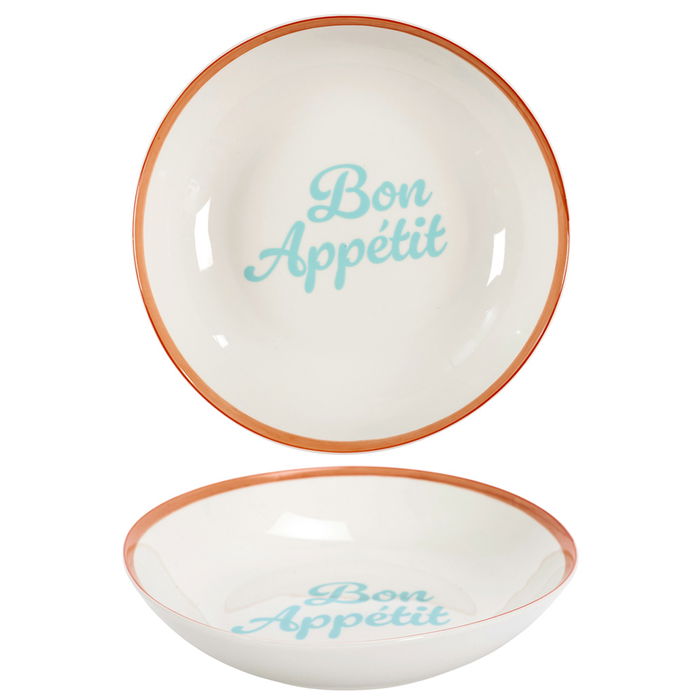 Home Deco Factory Juego de 4 Platos Hondos Dolce Vita Cerámica Diámetro 20 cm Home Deco Factory Juego de 4 Platos Hondos Dolce Vita Cerámica Diámetro 20 cm