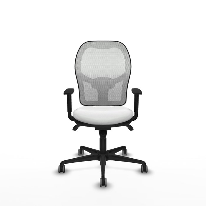 PIQUERAS Y CRESPO Silla de oficina Jorquera Blanca con Mecanismo Sincro PIQUERAS Y CRESPO Silla de oficina Jorquera Blanca con Mecanismo Sincro
