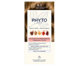 Phyto PhytoColor 6.3 Rubio Oscuro Dorado, Pack de 4 unidades