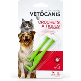 Vetocanis Gancho para Garrapatas Hook Quita Garrapatas para Perros y Gatos