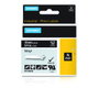 Dymo Cinta de Etiquetas Industrial Rhino ID1-19 Blanco sobre Negro 19mm x 5.5m