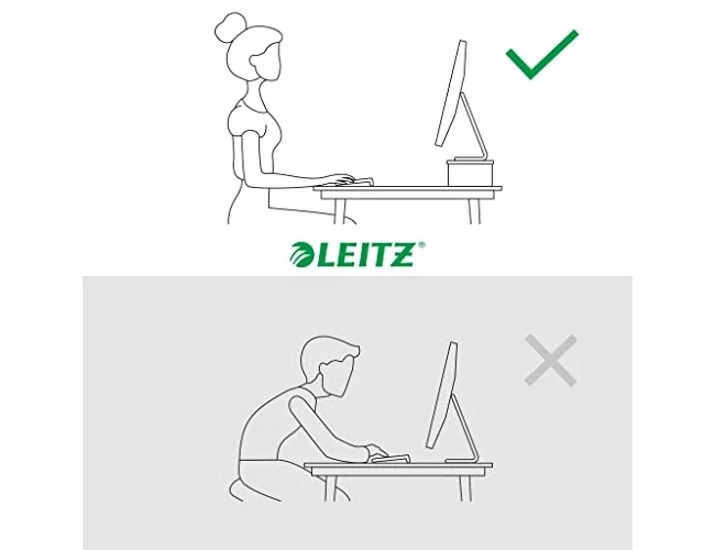 Leitz Ergo Soporte Elevador para Monitor Blanco