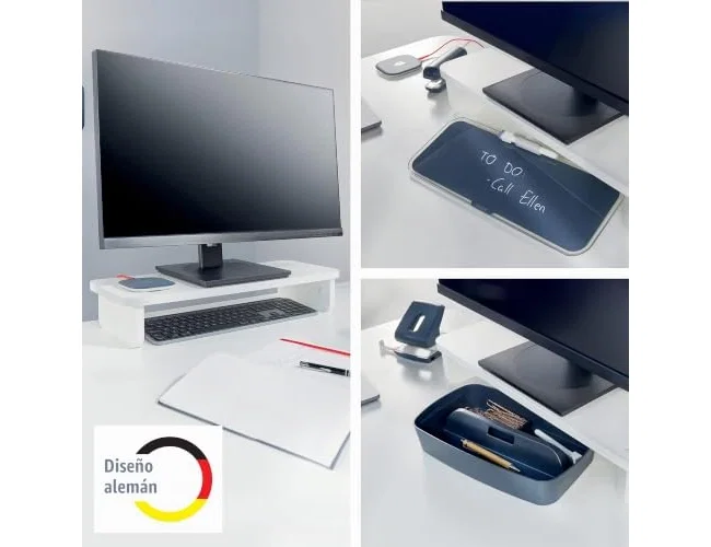 Leitz Ergo Soporte Elevador para Monitor Blanco