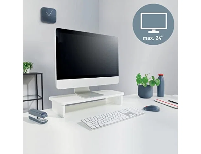 Leitz Ergo Soporte Elevador para Monitor Blanco
