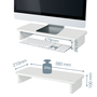 Leitz Ergo Soporte Elevador para Monitor Blanco
