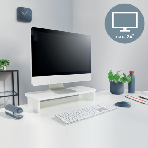 Leitz Ergo Soporte Elevador para Monitor Blanco Leitz Ergo Soporte Elevador para Monitor Blanco