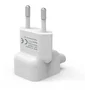 Vision TC-PF8AEU Adaptador Eléctrico Tipo F (Europeo) Hembra C7 Blanco, para Fuente de Alimentación Apple MacBook, Certificaciones CE