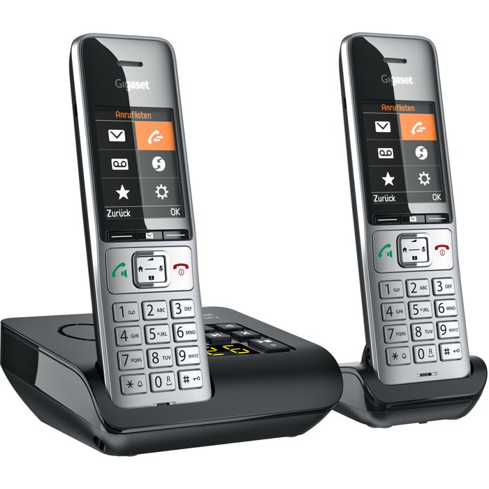 Gigaset COMFORT 500A duo Negro, Plata Gigaset COMFORT 500A duo Negro, Plata