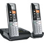 Gigaset COMFORT 500A duo Negro, Plata