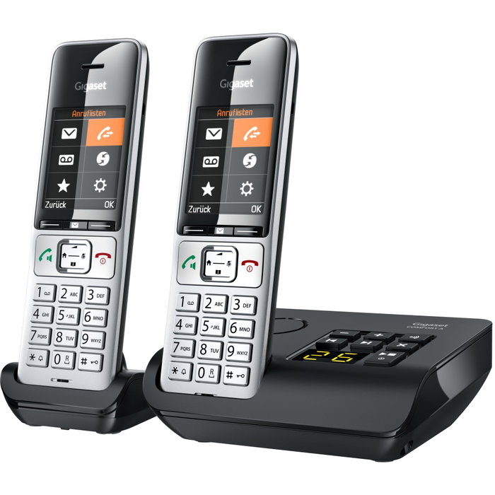 Gigaset COMFORT 500A duo Negro, Plata Gigaset COMFORT 500A duo Negro, Plata
