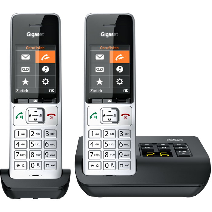 Gigaset COMFORT 500A duo Negro, Plata Gigaset COMFORT 500A duo Negro, Plata