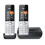 Gigaset COMFORT 500A duo Negro, Plata
