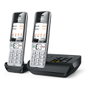 Gigaset COMFORT 500A duo Negro, Plata
