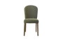 DKD Home Decor Silla de Fresno Tapizada en Poliéster con Acabado Decapé