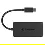 Transcend HUB2C Hub USB 3.1 Type-C de 4 Puertos Negro