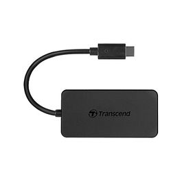 Transcend HUB2C Hub USB 3.1 Type-C de 4 Puertos Negro