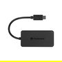 Transcend HUB2C Hub USB 3.1 Type-C de 4 Puertos Negro