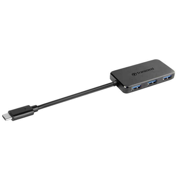 Transcend HUB2C Hub USB 3.2 Gen 1 Tipo-C a 4 Puertos Tipo-A