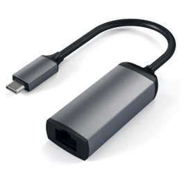 Satechi ST-TCENM Adaptador USB-C a Ethernet, Gris