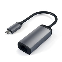 Satechi Adaptador USB-C a Ethernet, Space Grau, ST-TCENM