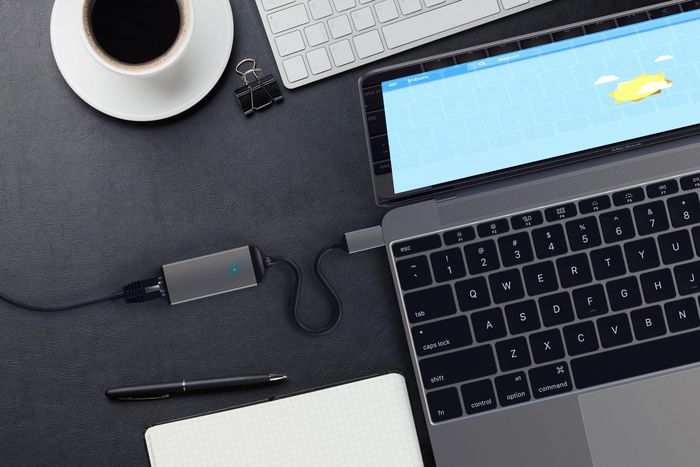 Satechi Aluminum, Type-C to Gigabit Ethernet, 10/100/1000 Mbps, space grey Satechi Aluminum, Type-C to Gigabit Ethernet, 10/100/1000 Mbps, space grey