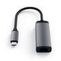 Satechi Aluminum, Type-C to Gigabit Ethernet, 10/100/1000 Mbps, space grey