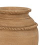 Tinaja Beige Cerámica Decoración 27 X 27 X 37 cm