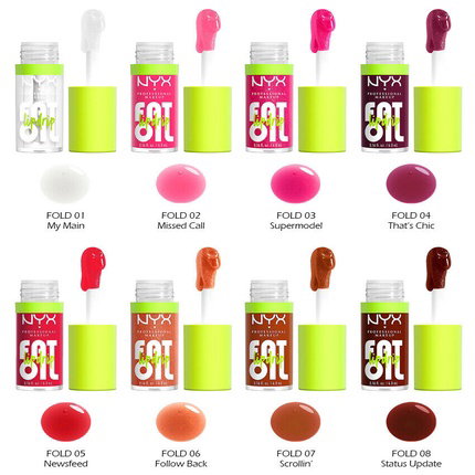 Nyx Professional Make Up Fat Oil Lip Drip 01-my main, 4,8 ml Nyx Professional Make Up Fat Oil Lip Drip 01-my main, 4,8 ml