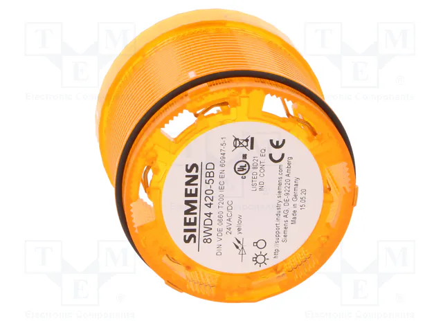 SIEMENS 8WD4420-5BD Señalizador Luminoso Amarillo LED
