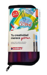 EDDING Estuche Promocional de Rotuladores de Fibra 1200/1340 con Estuche de Regalo