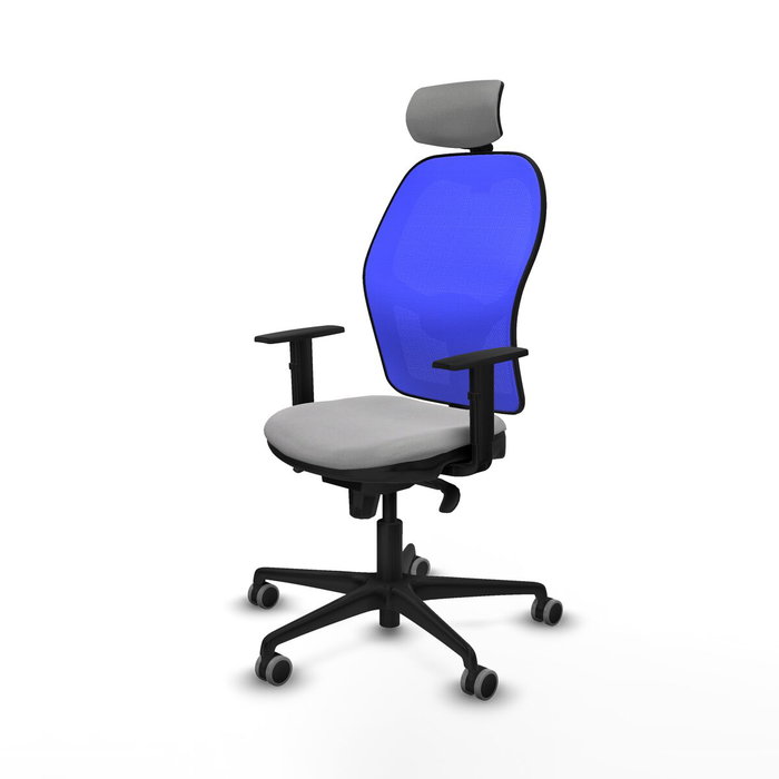 PIQUERAS Y CRESPO Silla de oficina Jorquera Gris claro/Azul PIQUERAS Y CRESPO Silla de oficina Jorquera Gris claro/Azul