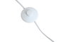 DKD Home Decor Lámpara Pie Moderno Ratán Mármol Natural Blanco Dorado 126x40x193 cm