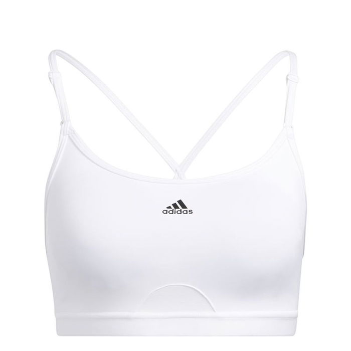 Sujetador Deportivo Adidas Aeroreact Ls P Blanco Sujetador Deportivo Adidas Aeroreact Ls P Blanco