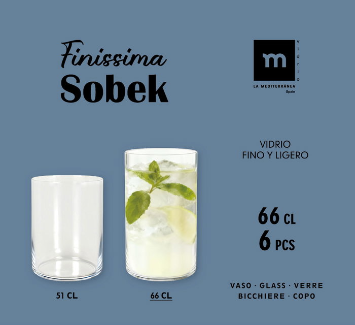 La Mediterranea Vaso Finissima Sobek 66cl MD La Mediterranea Vaso Finissima Sobek 66cl MD