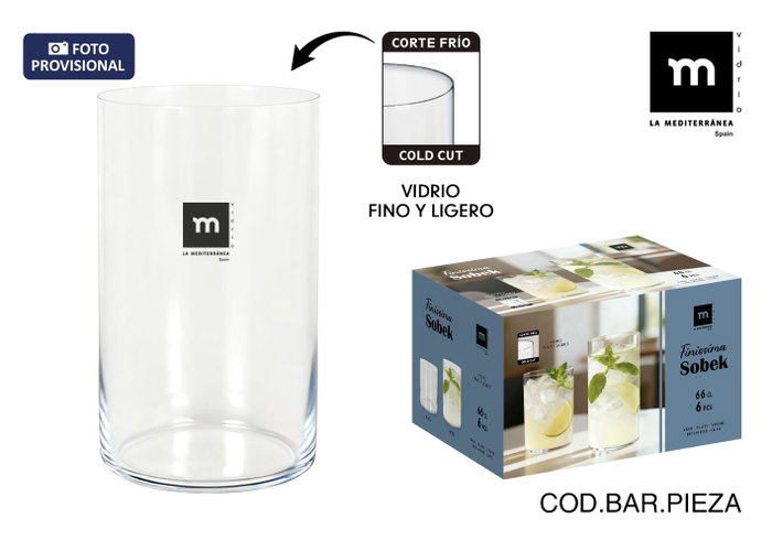 La Mediterranea Vaso Finissima Sobek 66cl MD La Mediterranea Vaso Finissima Sobek 66cl MD