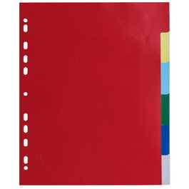 Separadores Exacompta Pp Flexible Opaco A4+ 6 Pestañas 11 Taladros