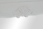 DKD Home Decor Espejo de Madera 117x5x63,3 Natural Blanco