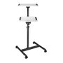Hama Mesa para proyector 77510 de 2 niveles, Negro y Blanco