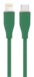 Gembird CC-USB2S-CM8PM-1.5M-G Cable de carga y datos USB-C a Lightning 1.5 m, Verde, para iPhone y iPad